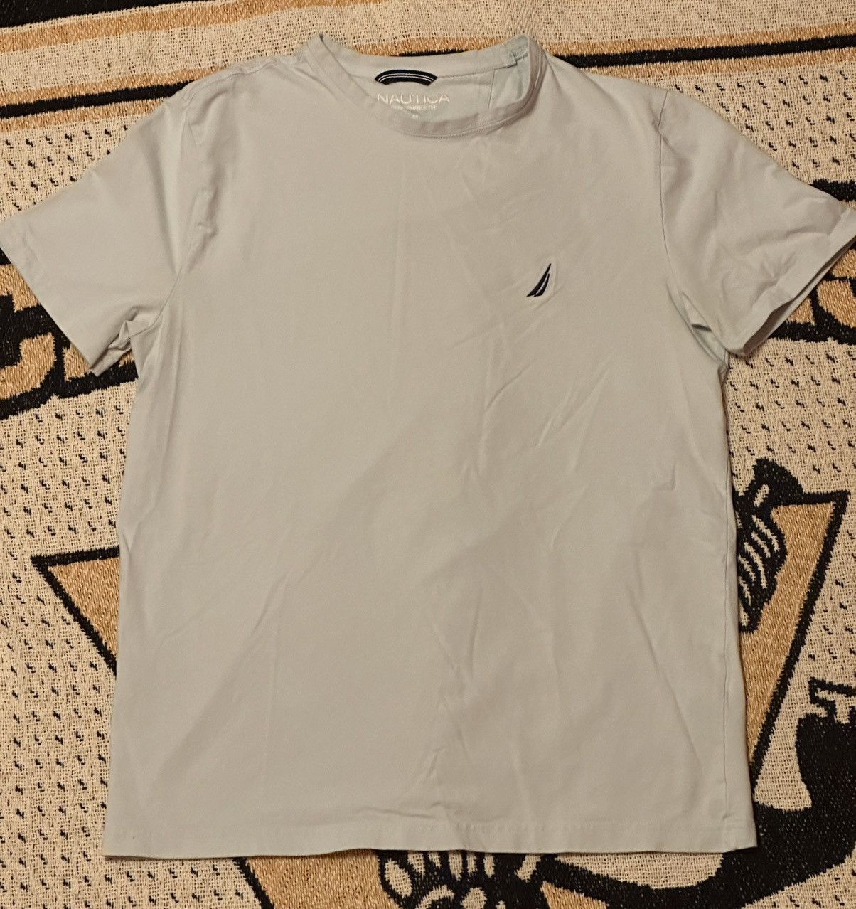 Nautica NAUTICA Light Blue Shirt W/ Dark Blue Chest Logo Sz.M Shirt Size US M / EU 48-50 / 2 - 1 Thumbnail
