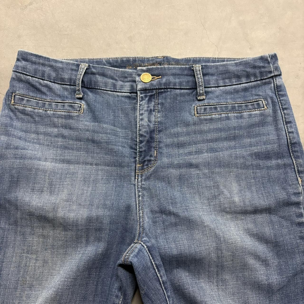 Vintage Crazy Vintage Y2K/2000s Flared Streetwear Medium Blue Wash Denim Jeans! Size US 30 / EU 46 - 2 Thumbnail