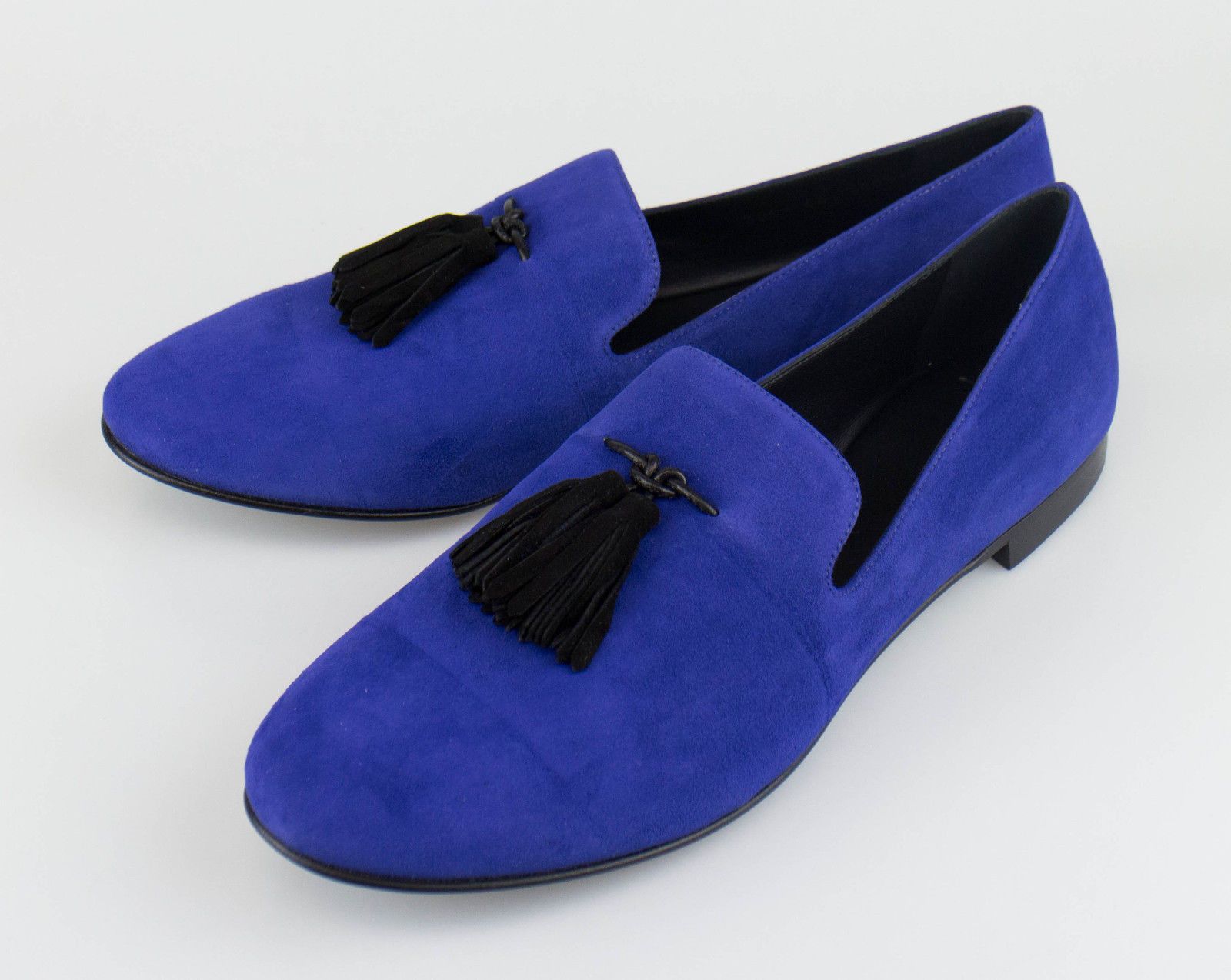 KEVIN CAMOSCIO SUEDE BLUE LOAFERS & SLIP-ONS SIZE 9