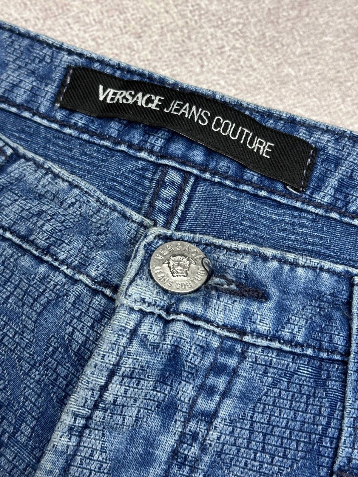 Versace Vintage Versace All Over Print Floral Jeans 32 M Size US 32 / EU 48 - 8 Thumbnail