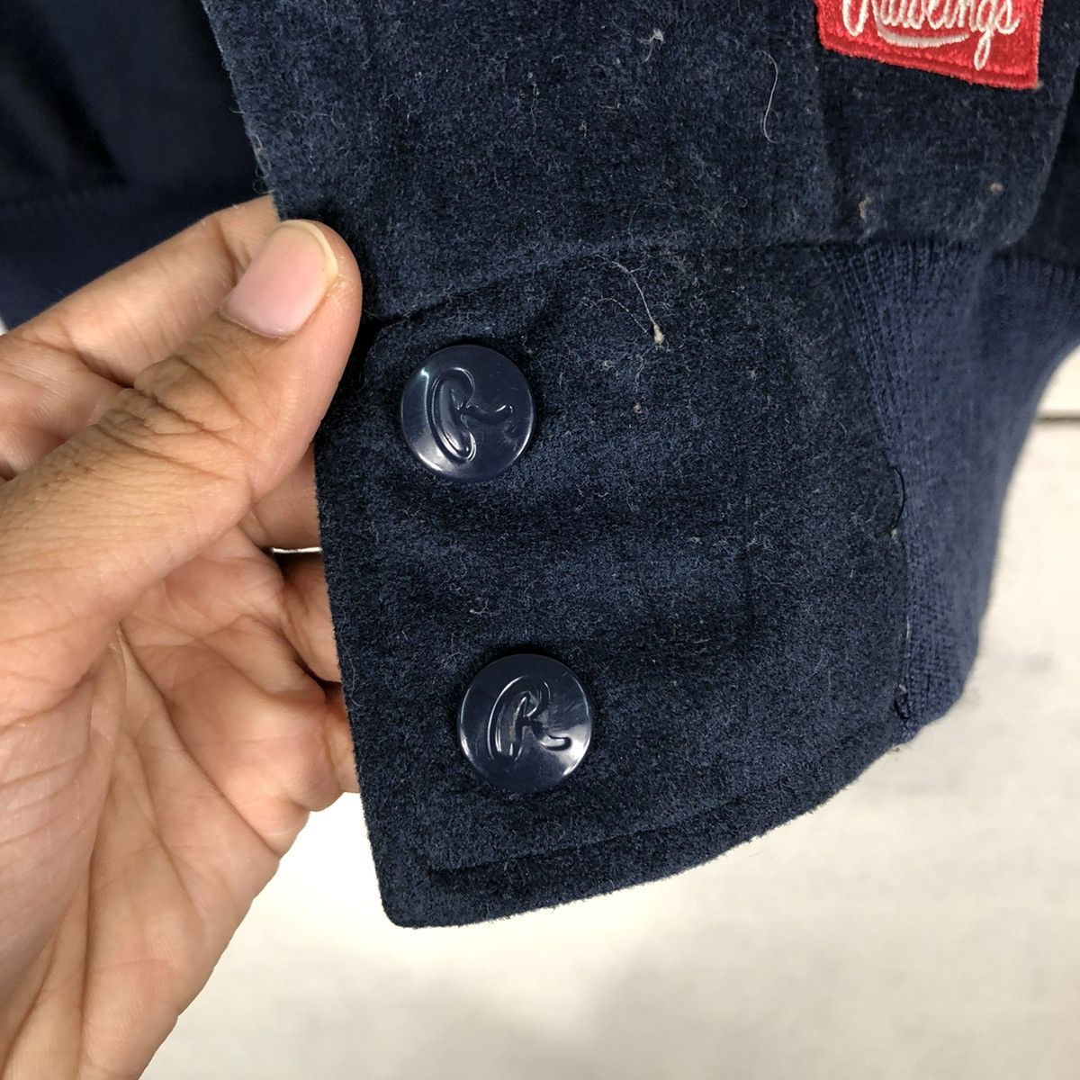 Japanese Brand 🔥VINTAGE BOMBER JACKET RAWLINGS JAPAN BIG LOGO Size US L / EU 52-54 / 3 - 15 Thumbnail