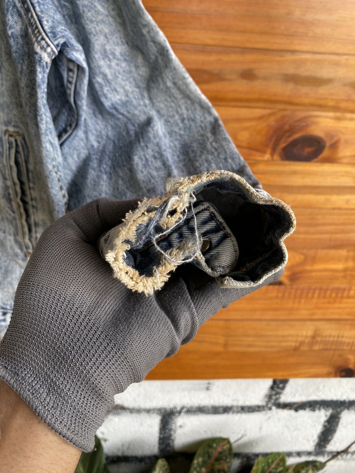 Vintage Vintage Bobson American Basic Acid Wash Denim Jacket 80s–90s Size US XL / EU 56 / 4 - 11 Thumbnail