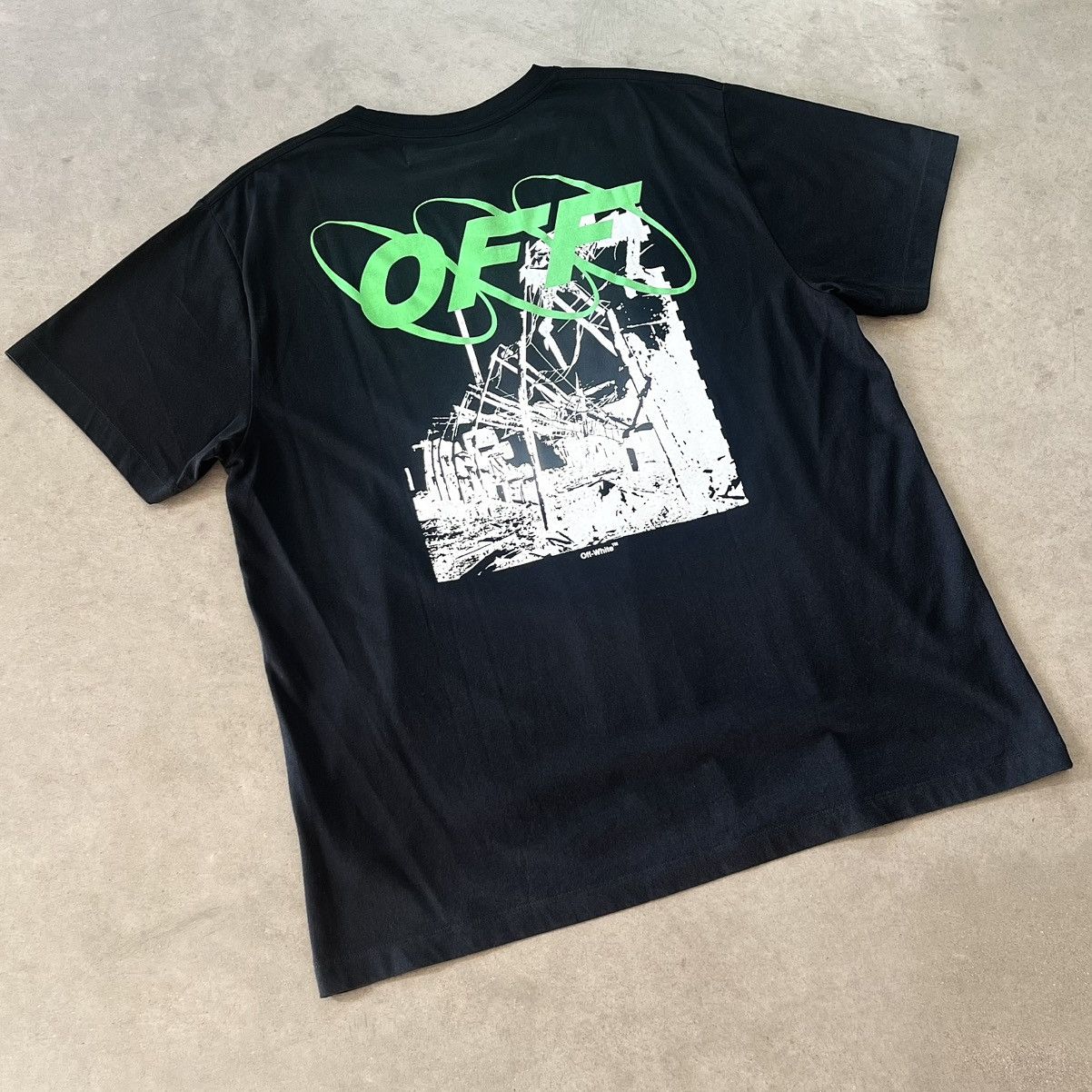 Off-White VIRGIL ABLOH OVERSIZED RUINED FACTORY SHIRT FW 2019 Size US XS / EU 42 / 0 - 14 Thumbnail