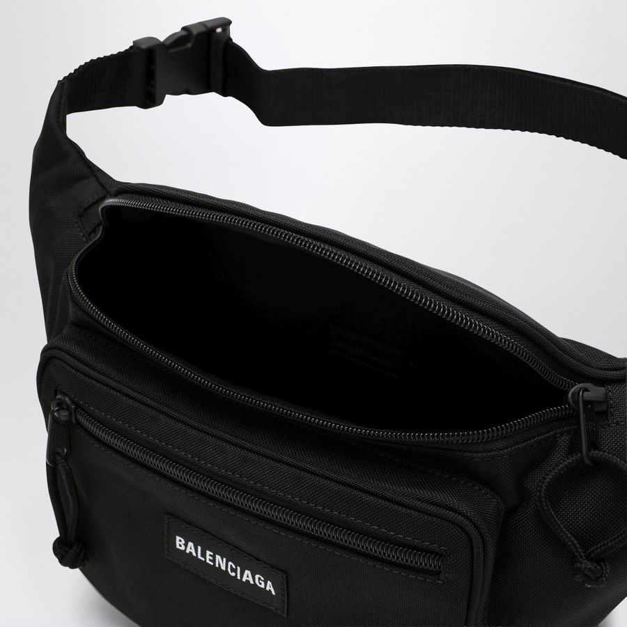 Balenciaga o1d2blof0226 Size: OS / Belt Bag With Logo in Black Size ONE SIZE - 4 Thumbnail