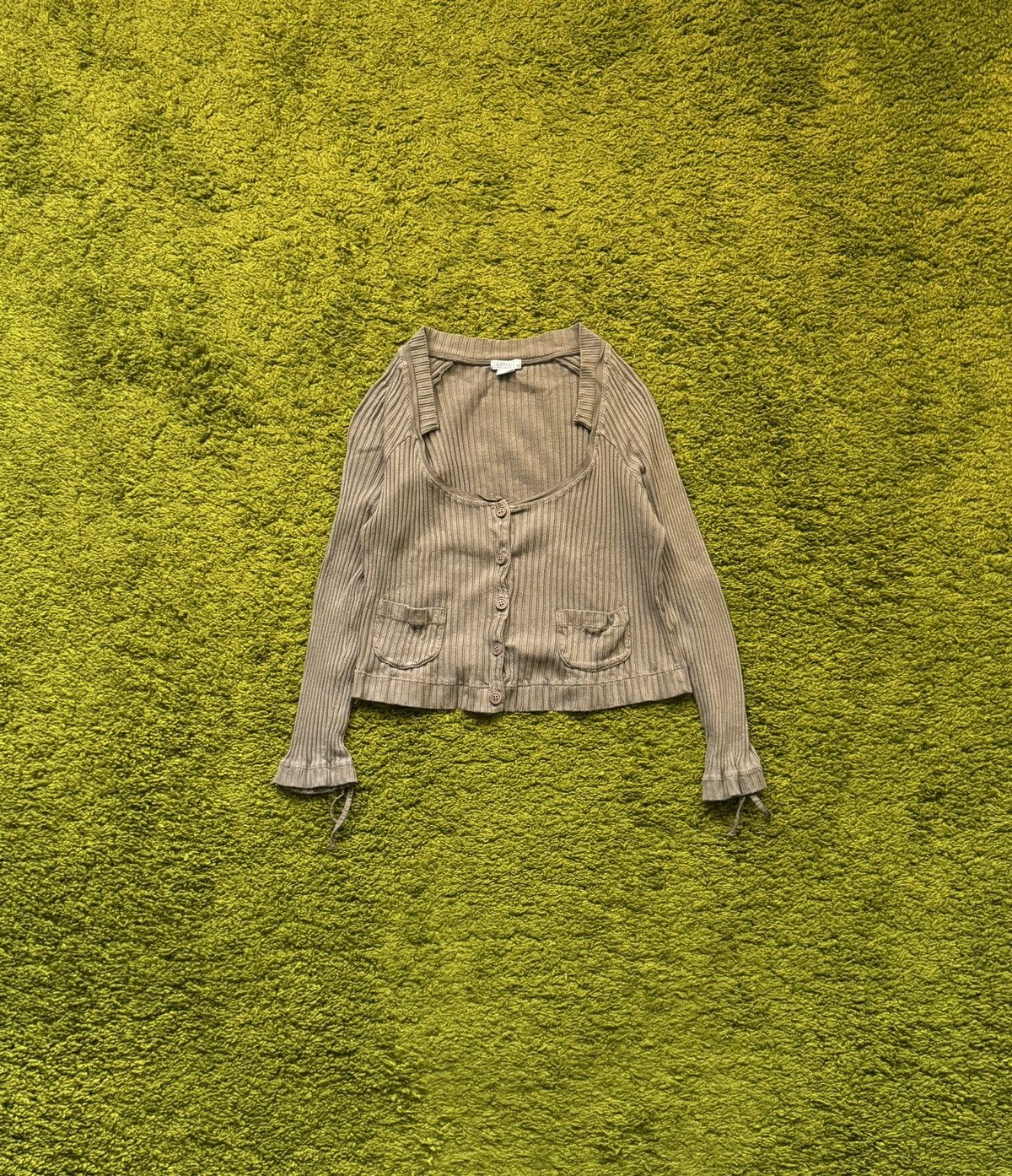 Transit × Transit Uomo Transit par-such avant garde ribbed cardigan longsleeve Size S / US 4 / IT 40 - 1 Thumbnail