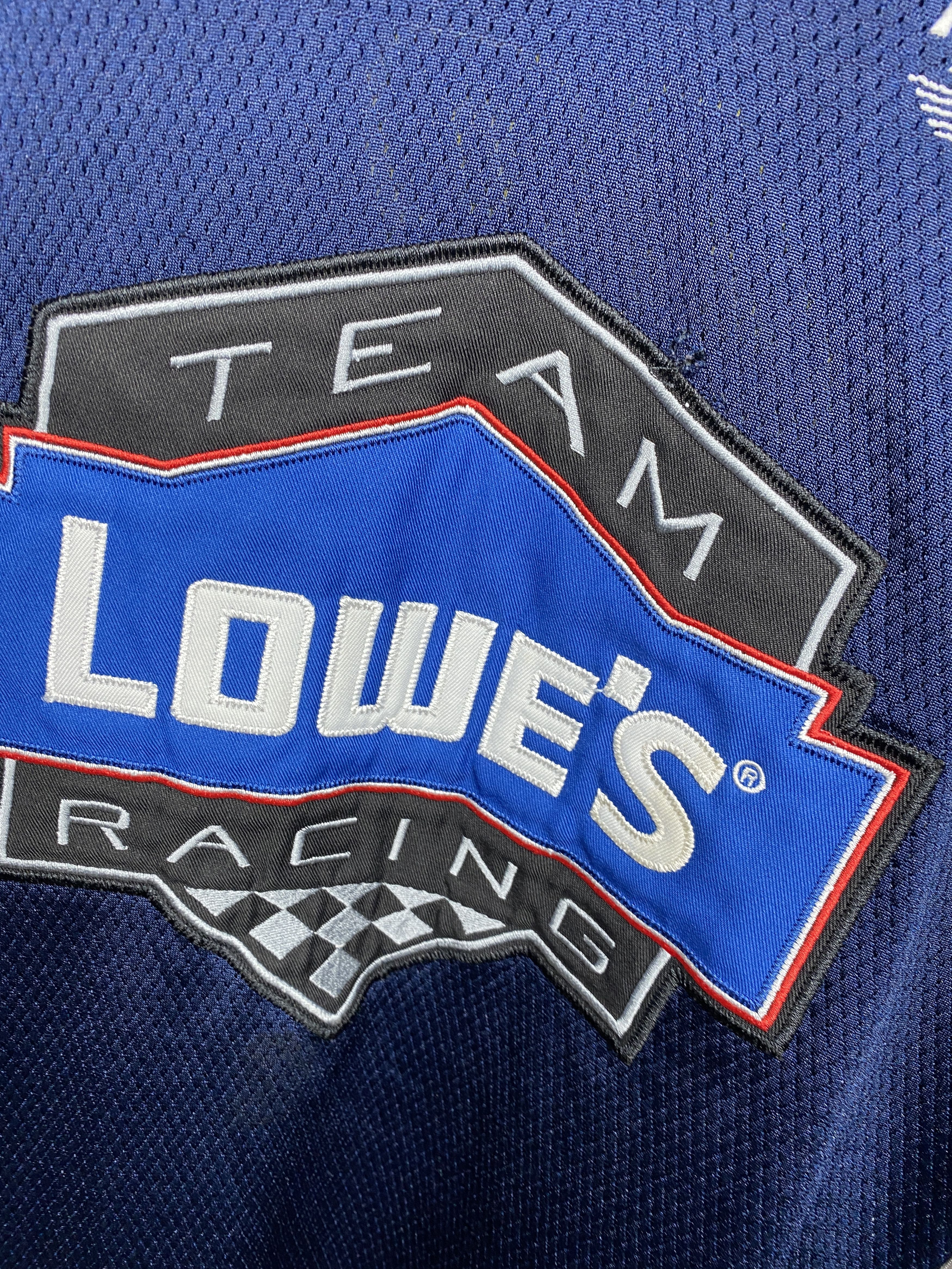 NASCAR × Vintage NASCAR Team Lowe's Racing Jimmie Johnson T-Shirt Jersey Size US XL / EU 56 / 4 - 4 Thumbnail
