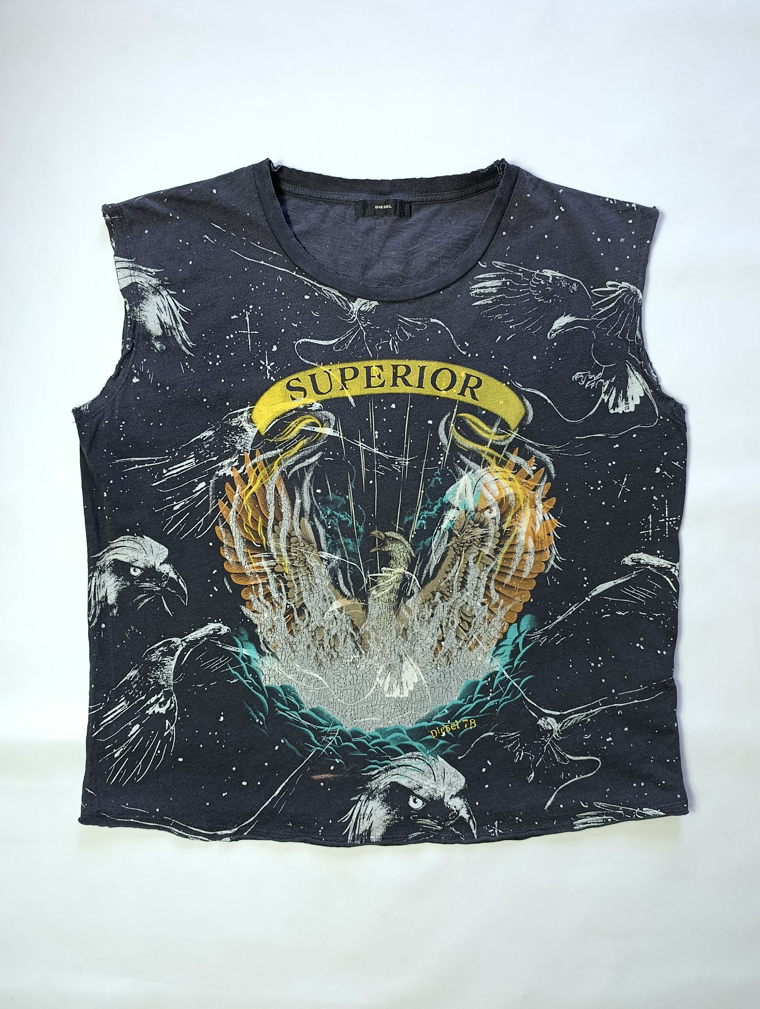Diesel Diesel Eagle Superior Tank Top Shirt Size US S / EU 44-46 / 1 - 2 Thumbnail