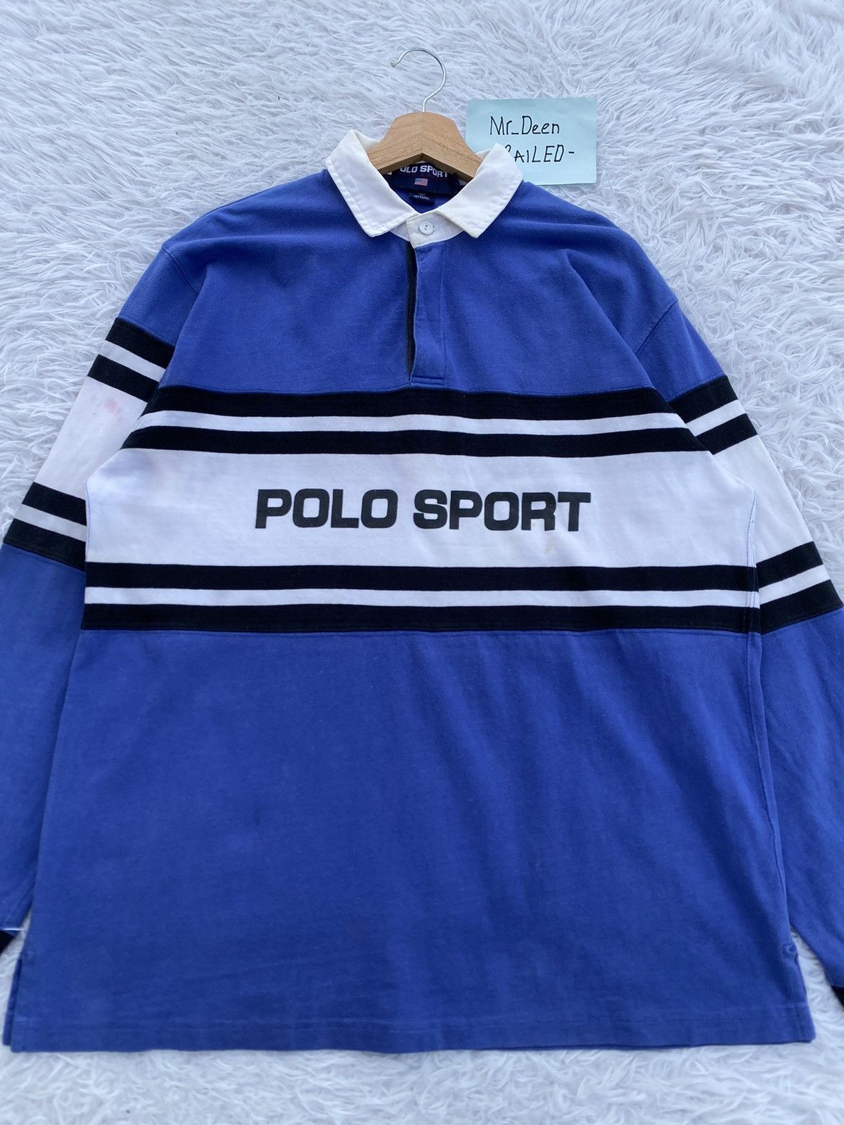 Polo Ralph Lauren Rare Vintage Polo Sport Ralph Lauren Long Sleeve Shirt Size US L / EU 52-54 / 3 - 5 Thumbnail