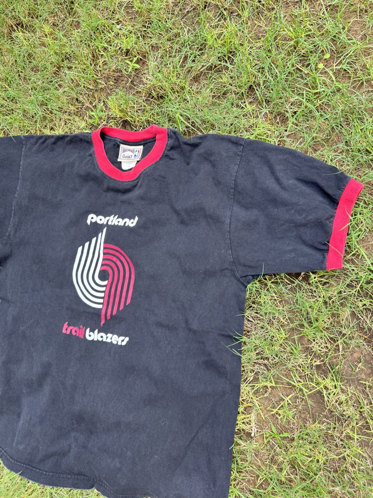 Vintage Vintage 1980's Portland Trailblazers T-shirt - Trench Size US XL / EU 56 / 4 - 6 Thumbnail
