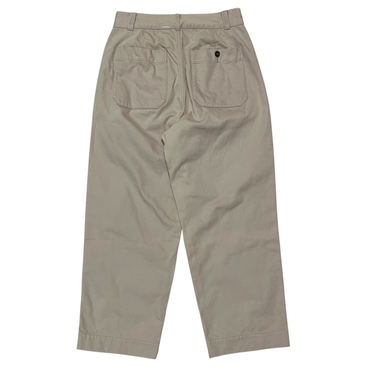 Comme des Garcons Margaret Howell Khaki Cotton Pants Size US 29 - 2 Thumbnail