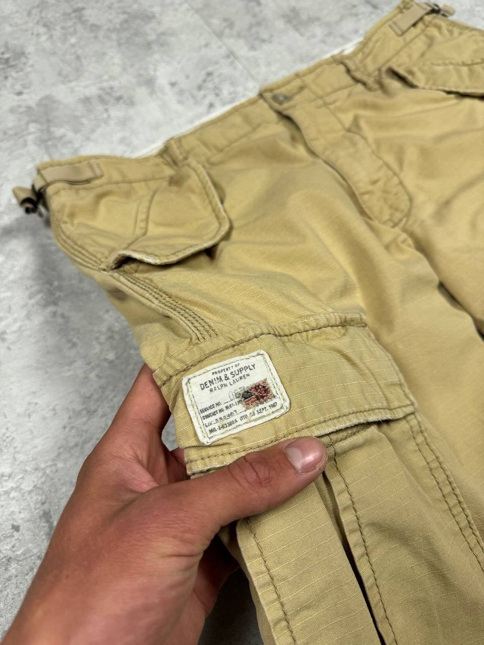 Denim & Supply Ralph Lauren Vintage Denim & Supply Ralph Lauren Cargo Baggy Pants 36/32 Size US 36 / EU 52 - 7 Thumbnail