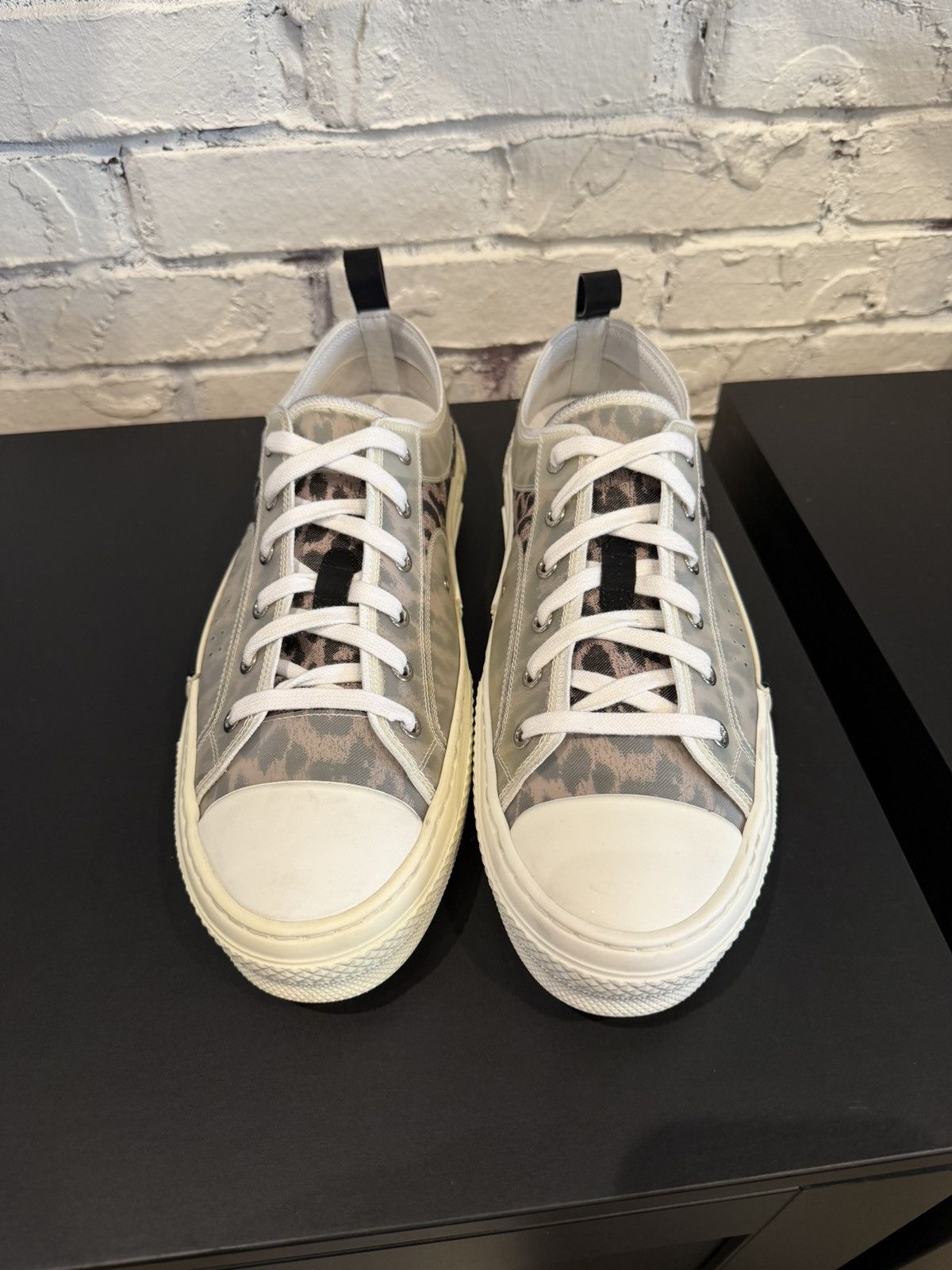 Dior Dior B23 Low Leopard Print Clean NB Size 44 Size US 12 / EU 45 - 2 Thumbnail