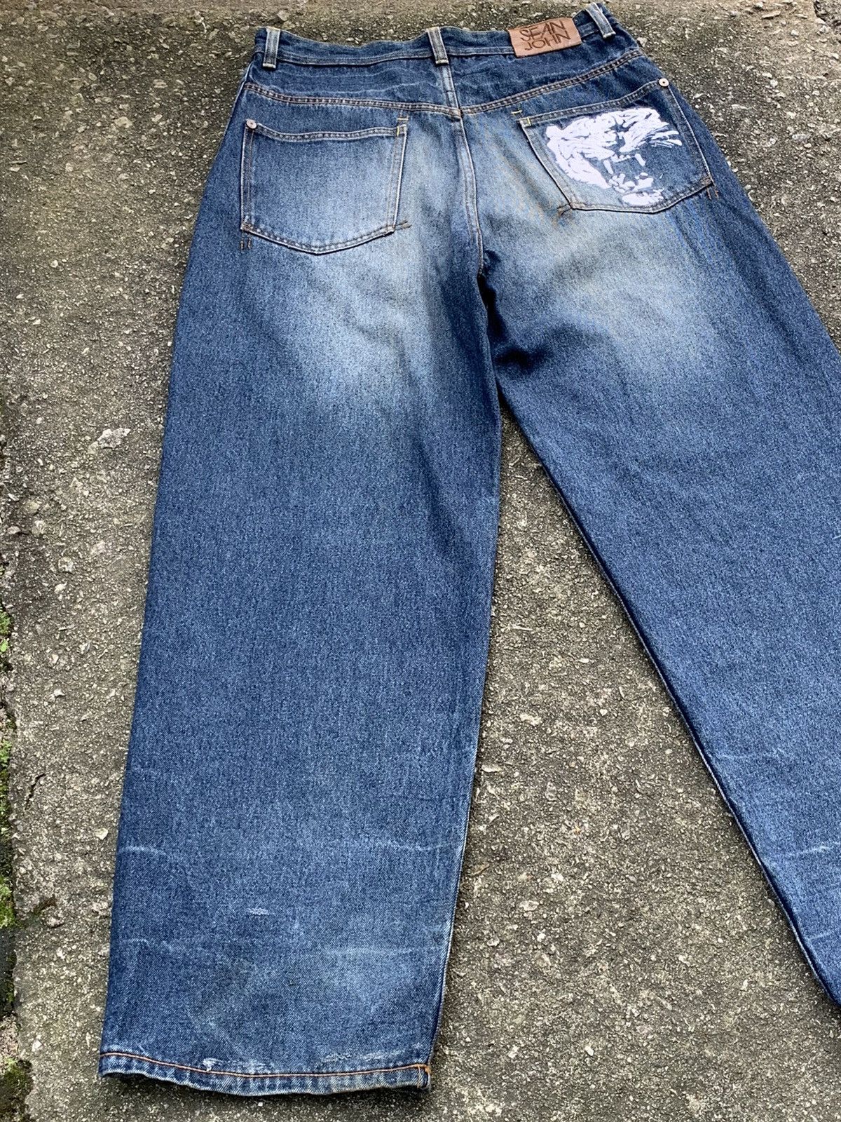 Sean John Rare.. Vintage Sean John Embroidered Denim Jeans Pants Size US 32 / EU 48 - 11 Thumbnail