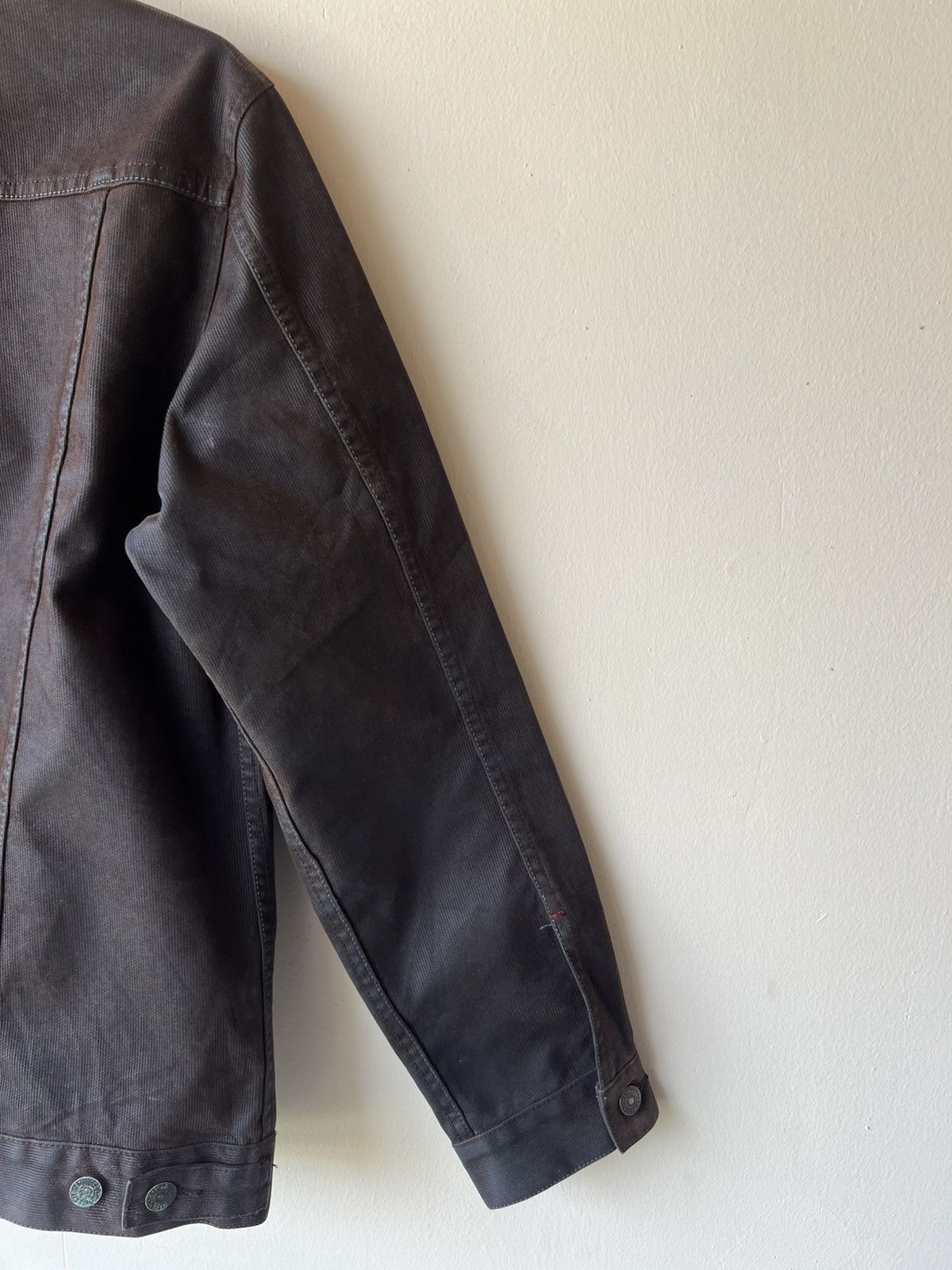 Levi's Vintage 2000s Levi’s Redloop Waxed Denim Trucker Jacket Size US L / EU 52-54 / 3 - 16 Thumbnail