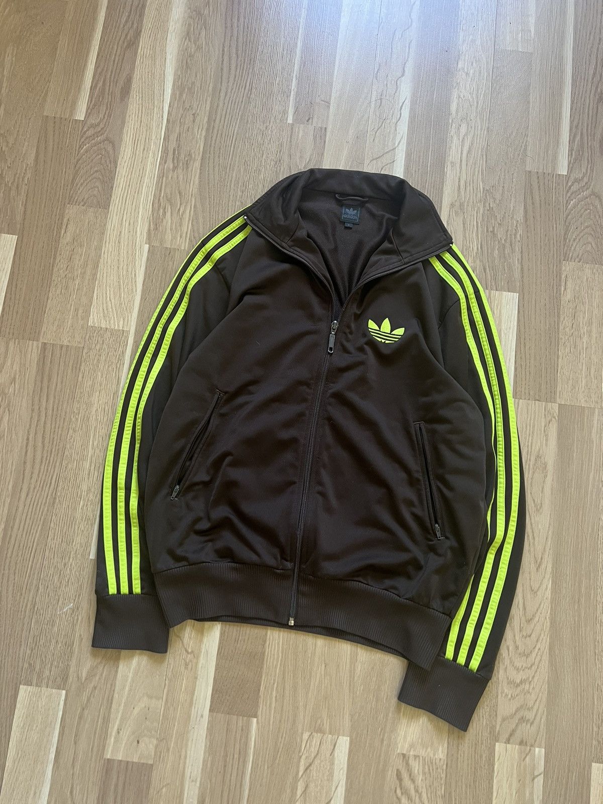 Vintage Adidas vintage brown original firebird track jacket brown 90 Size US M / EU 48-50 / 2 - 2 Thumbnail