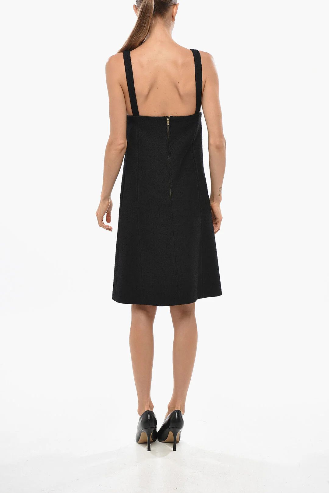 Dior o1mm0326 Slip Dress in Black Size S / US 4 / IT 40 - 3 Thumbnail