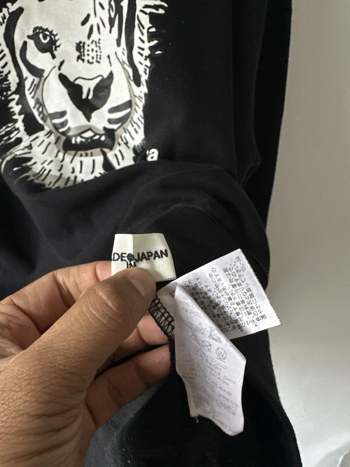 Zucca ZUCCA Tiger Graphic Crewneck Sweatshirt Size US L / EU 52-54 / 3 - 6 Thumbnail