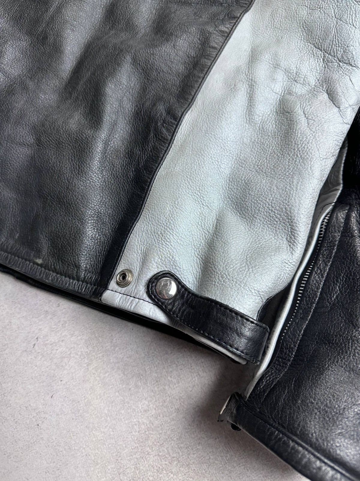 Genuine Leather Vintage 90s Nokia Racing Genuine Leather Y2K Jacket M Size US M / EU 48-50 / 2 - 11 Thumbnail