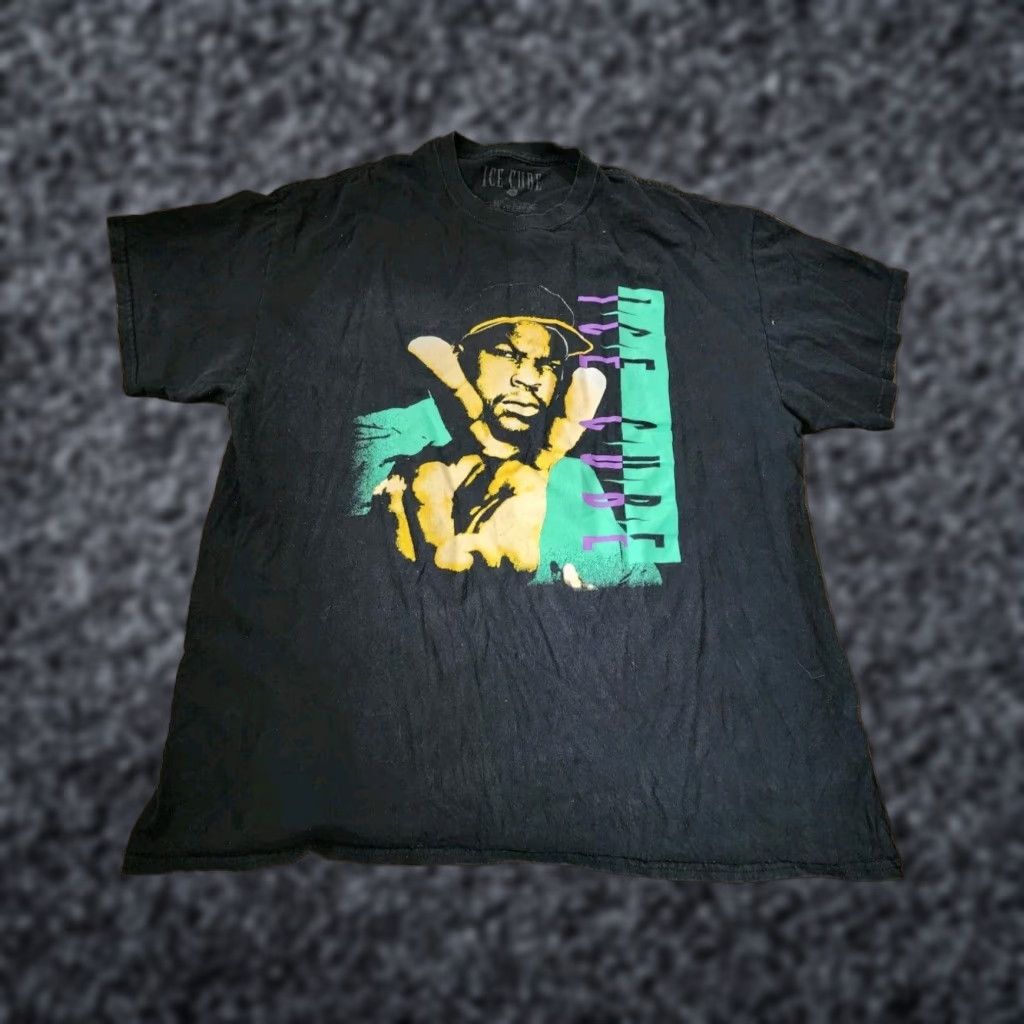 Etro Ice Cube T Shirt Mens XL Black Short Sleeve Retro Music Graphic Tee Size US XL / EU 56 / 4 - 1 Thumbnail