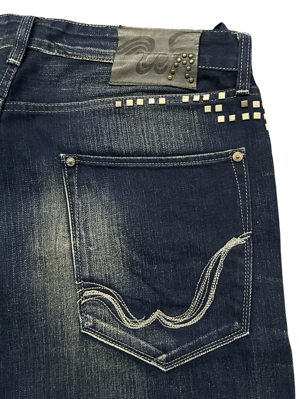 Replay Vintage Archive Replay AMEDEO “Studded”Y2K Italian Denim W35 Size US 35 - 7 Thumbnail