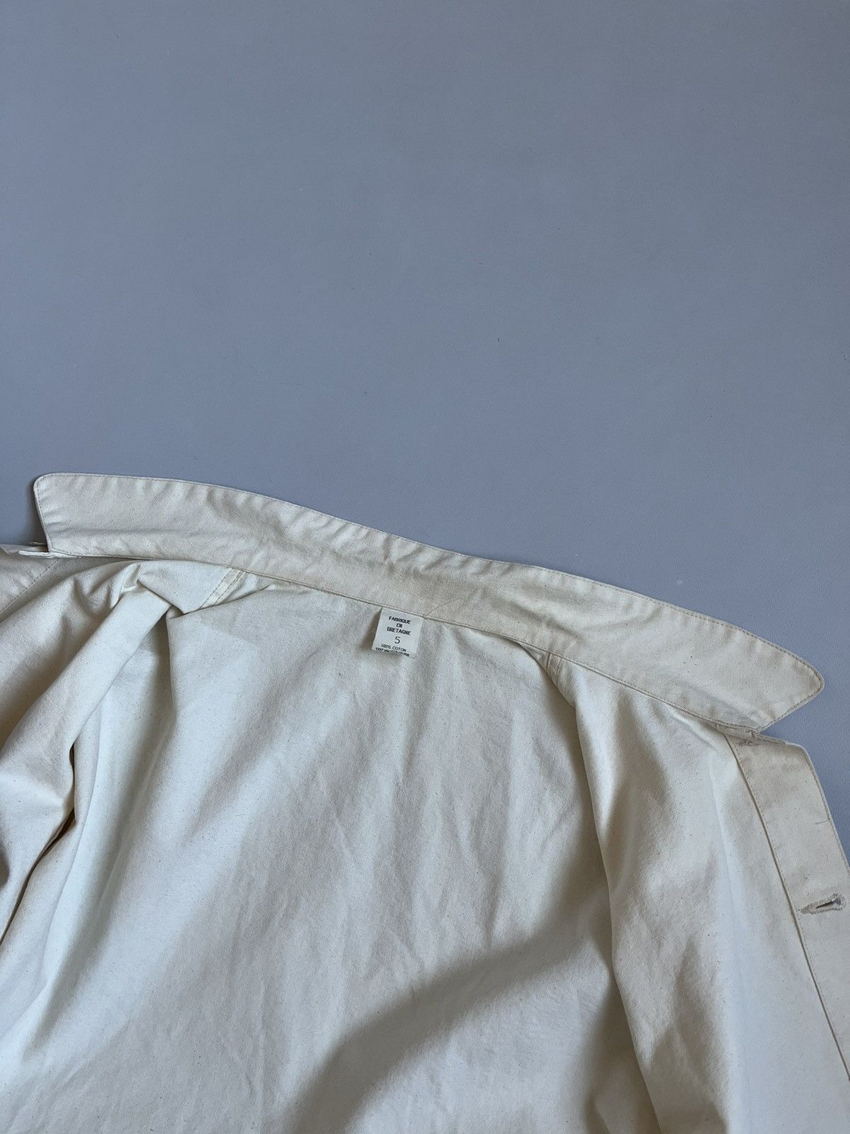 Vintage Vintage Men Ababord France Bretagne White Work Marine Jacket Size US L / EU 52-54 / 3 - 5 Thumbnail