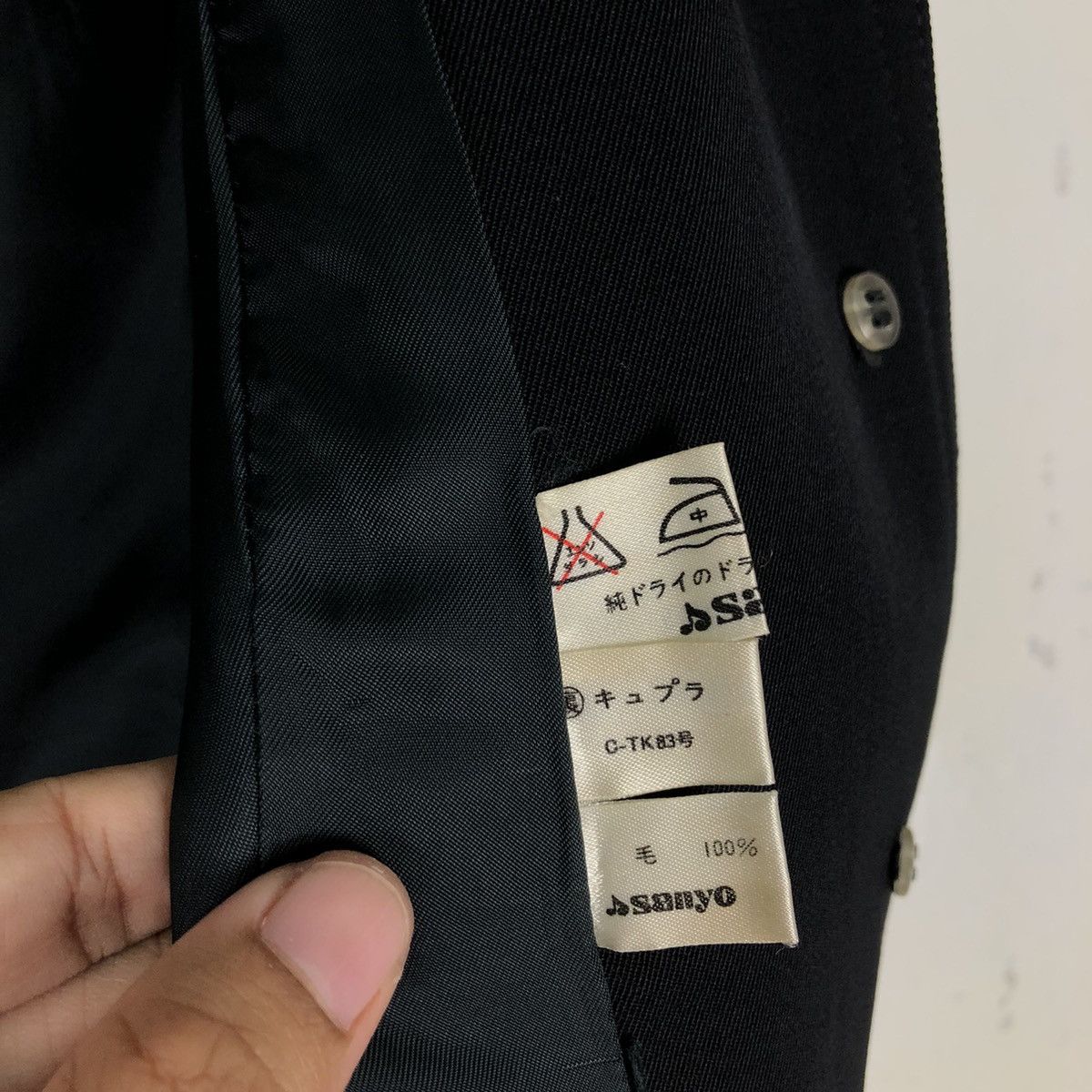 Yves Saint Laurent 🔥Vtg Long Jacket Rich Black Yves Saint Laurent Size US M / EU 48-50 / 2 - 18 Thumbnail