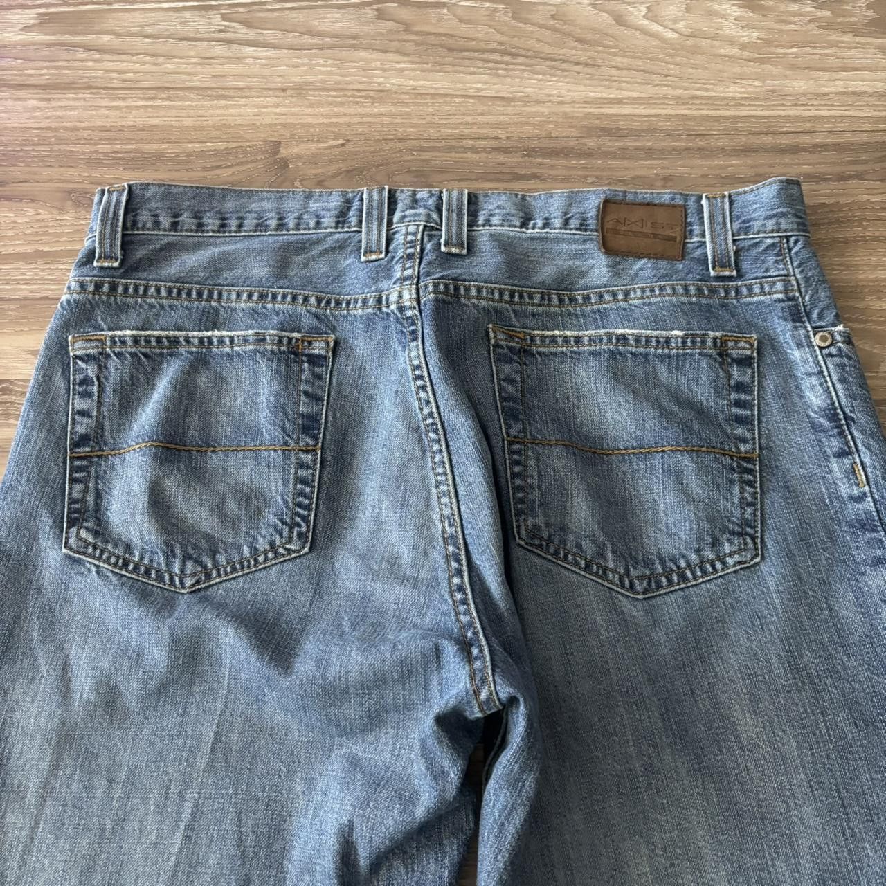 Vintage Crazy Vintage Y2K/2000s Baggy Grunge Dark Wash Essential Denim Jeans! 34x32 Size US 34 / EU 50 - 7 Thumbnail