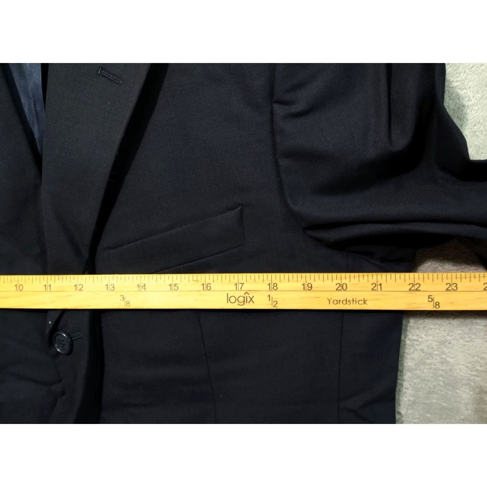 Brooks Brothers Brooks Brothers Blazer Mens 42R Wool Blue Single-Breasted 3-Button Notch Lapel Stretch Jacket Coat 2 Piece Sports Regular Vintage N/A Size 42R - 5 Thumbnail