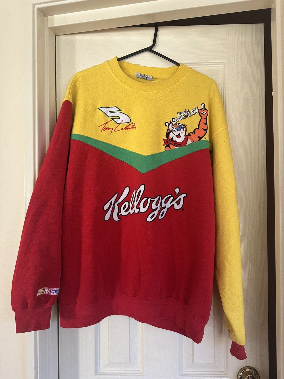 Chase Authentics Vintage Chase Authentics NASCAR Sweatshirt Terry Labonte 90s Size US L / EU 52-54 / 3 - 1 Thumbnail