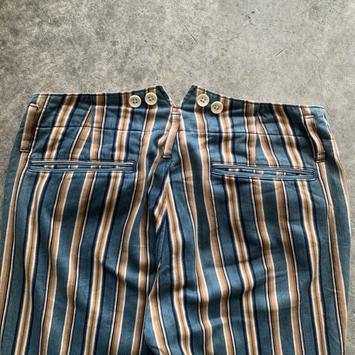45rpm 45rpm Vintage Suspenders Trousers Style Kapital Size US 29 - 12 Thumbnail