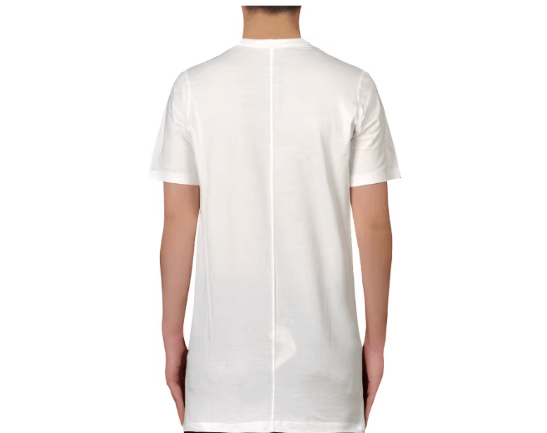 Rick Owens Rick Owens RO mainline men's white studded cotton tee Size US M / EU 48-50 / 2 - 3 Thumbnail