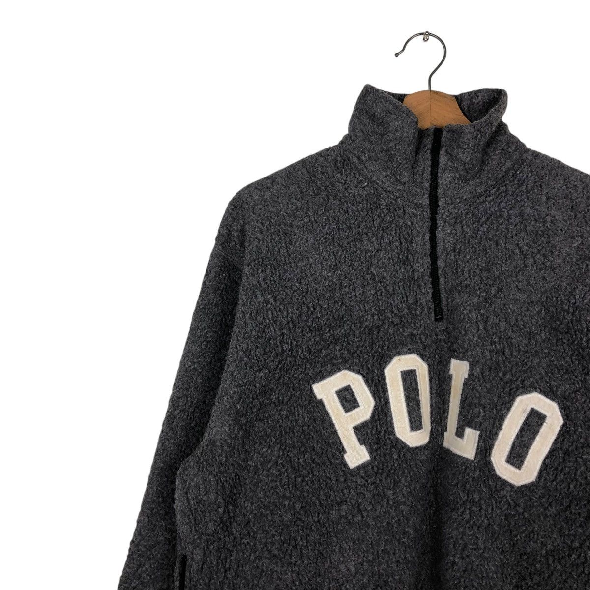 Polo Ralph Lauren VINTAGE FLEECE HALF ZIPPER POLO SPORT RALPH LAUREN SPELLOUT Size US M / EU 48-50 / 2 - 9 Thumbnail
