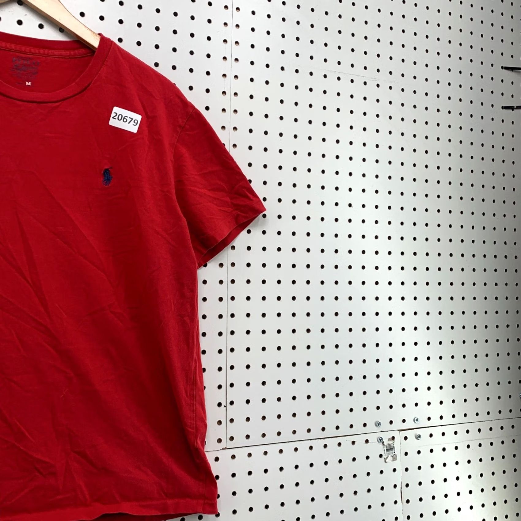 Polo Ralph Lauren Polo Ralph Lauren Shirt Mens Medium Red Blue Pony Short Sleeve Crew Neck 20x26 Size US M / EU 48-50 / 2 - 4 Thumbnail