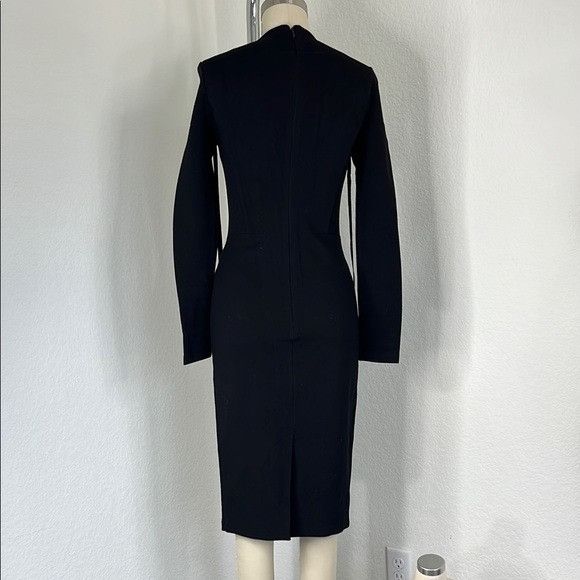 Givenchy Givenchy Runway Lace Up Caged Grommet Black Sheath Dress Lon Size XS / US 0-2 / IT 36-38 - 5 Thumbnail
