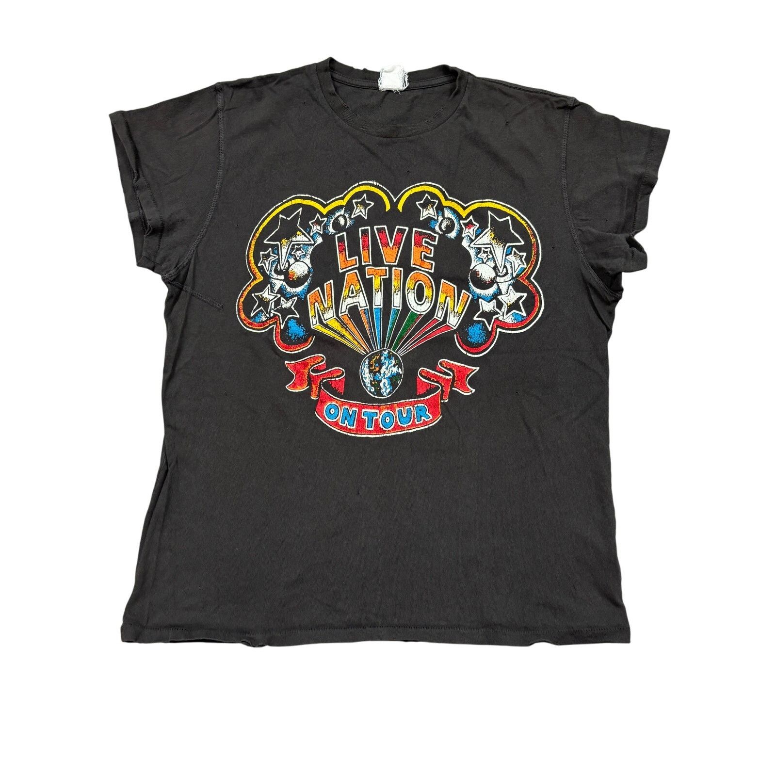 MadeWorn Madeworn Live Nation On Tour Cap Sleeve Shirt Men's Medium Size US M / EU 48-50 / 2 - 1 Thumbnail
