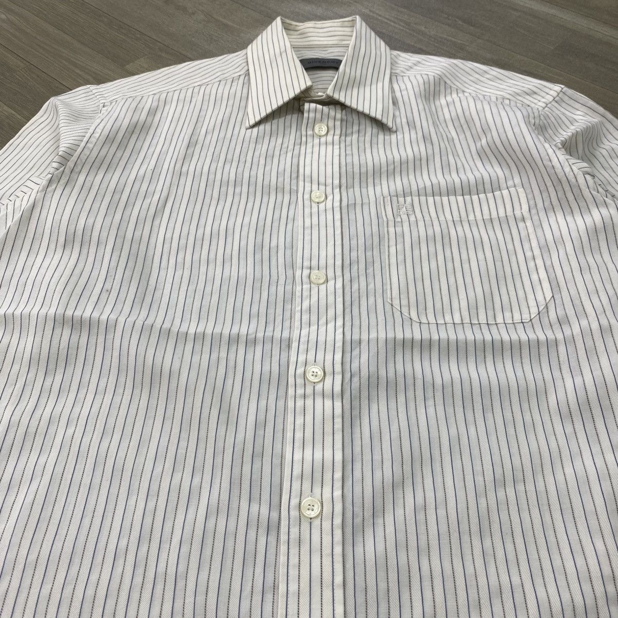Givenchy SS07 Givenchy Men Striped Long Shirt Luxury Size M / US 6-8 / IT 42-44 - 7 Thumbnail