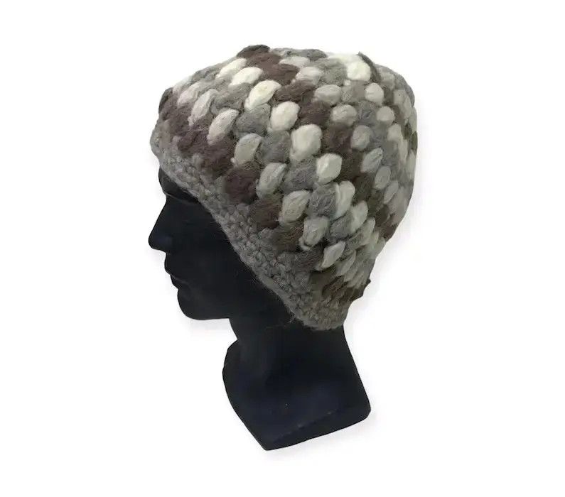 Vintage Japanese Brand Knit Beanie Hat Size ONE SIZE - 1 Thumbnail