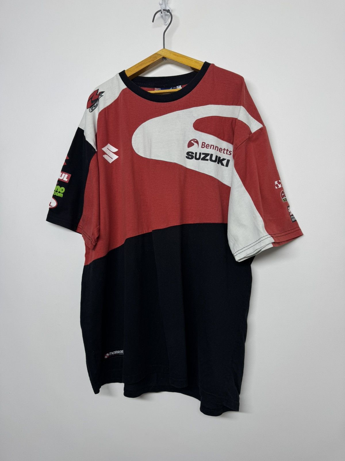 Vintage Vintage Y2k Suzuki Racing Big Logo T Shirt Size US XXL / EU 58 / 5 - 5 Thumbnail