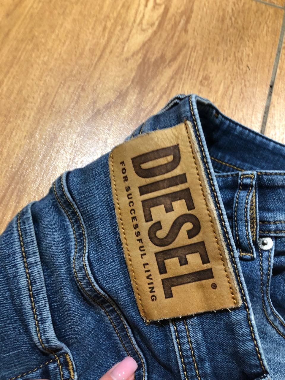 Diesel Diesel Sleenker Jeans Mens Skinny Fit Denim Stretch Zip Size US 32 / EU 48 - 16 Thumbnail