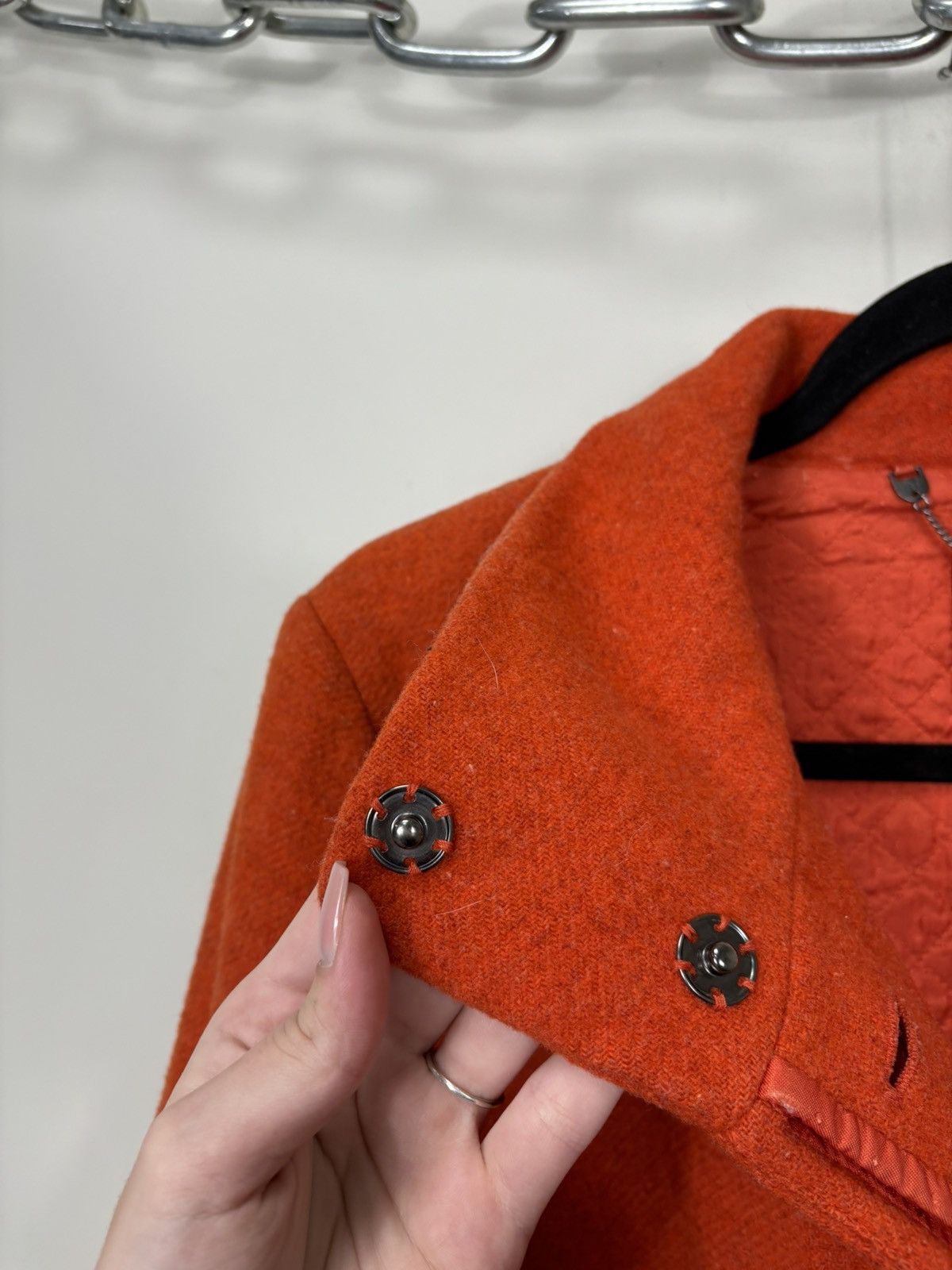 Max Mara Max Mara Weekend Women’s Orange Classic Luxury Long Coat Size M / US 6-8 / IT 42-44 - 11 Thumbnail