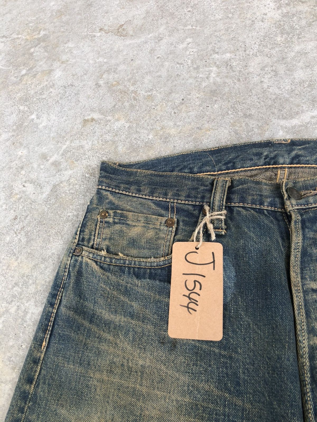 Sugar Cane Vintage Sugarcane 065 Distressed Denim Selvedge Denim Star Size US 32 / EU 48 - 17 Thumbnail