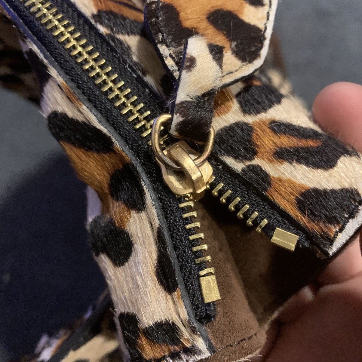 Chloe Chloe Leopard skin Darla Satchel Size ONE SIZE - 12 Thumbnail