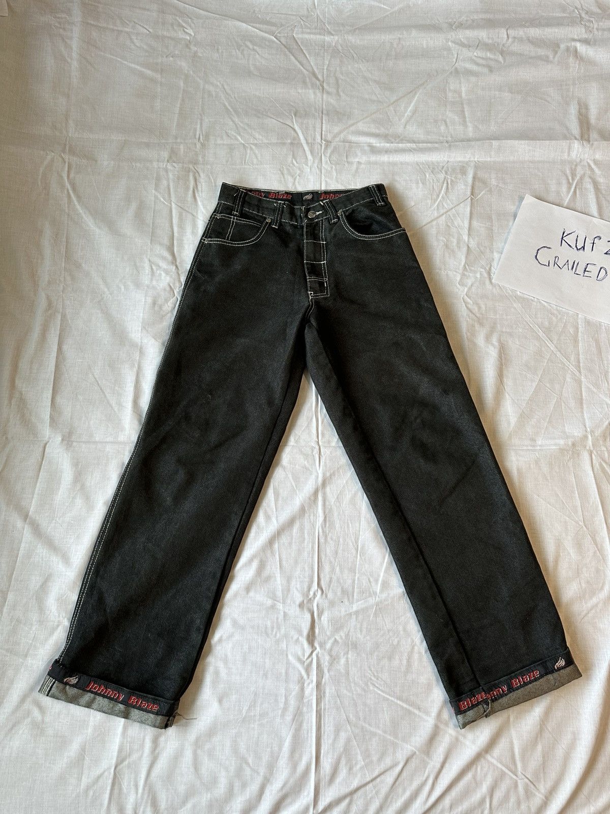 Vintage Johnny Blaze Vintage Cargo Jeans Denim Pants size 28 Size 28" / US 6 / IT 42 - 9 Thumbnail