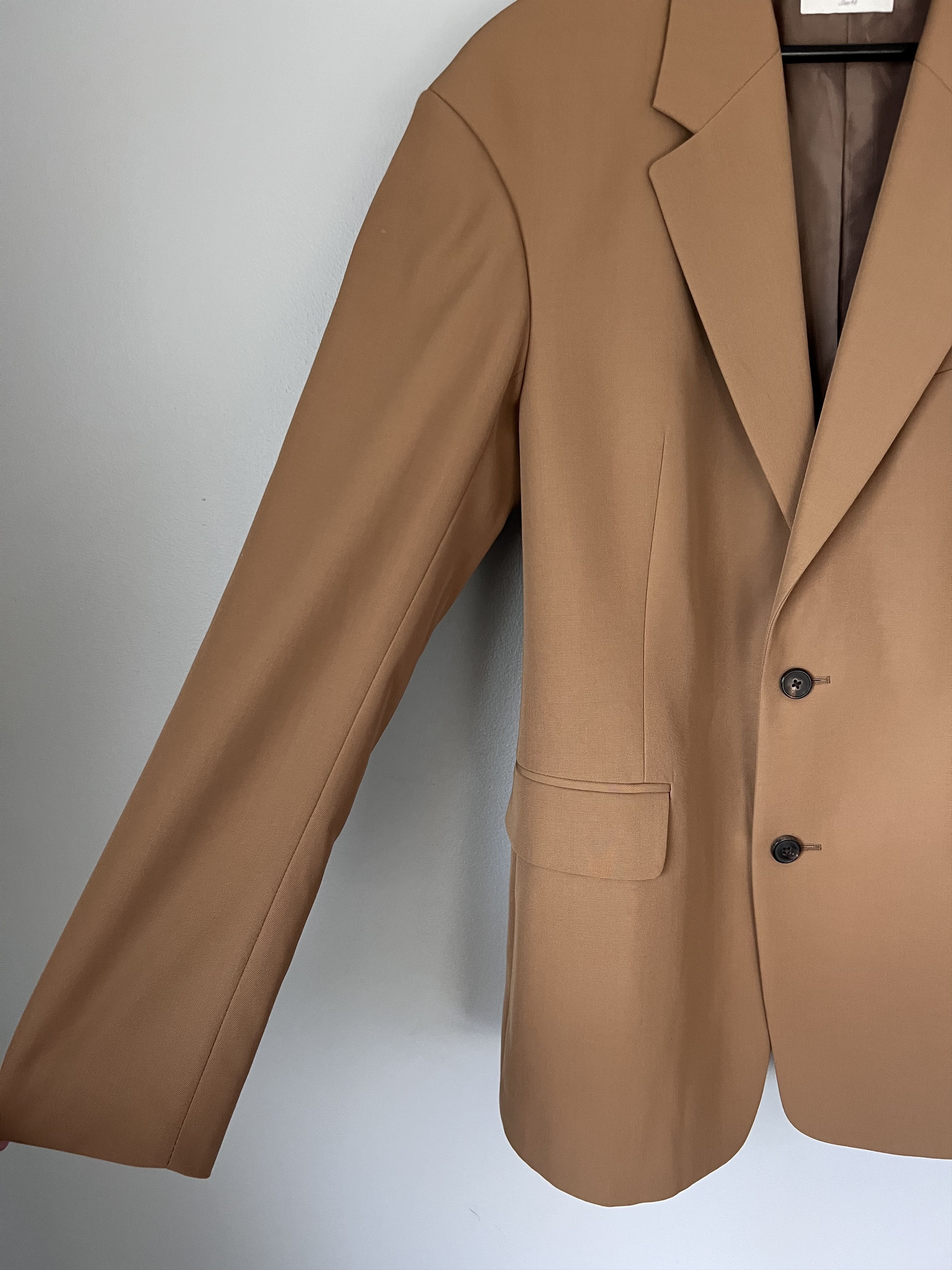 Dries Van Noten Dries Van Noten Bancroft Sports Coat in Camel Size 48R - 4 Thumbnail