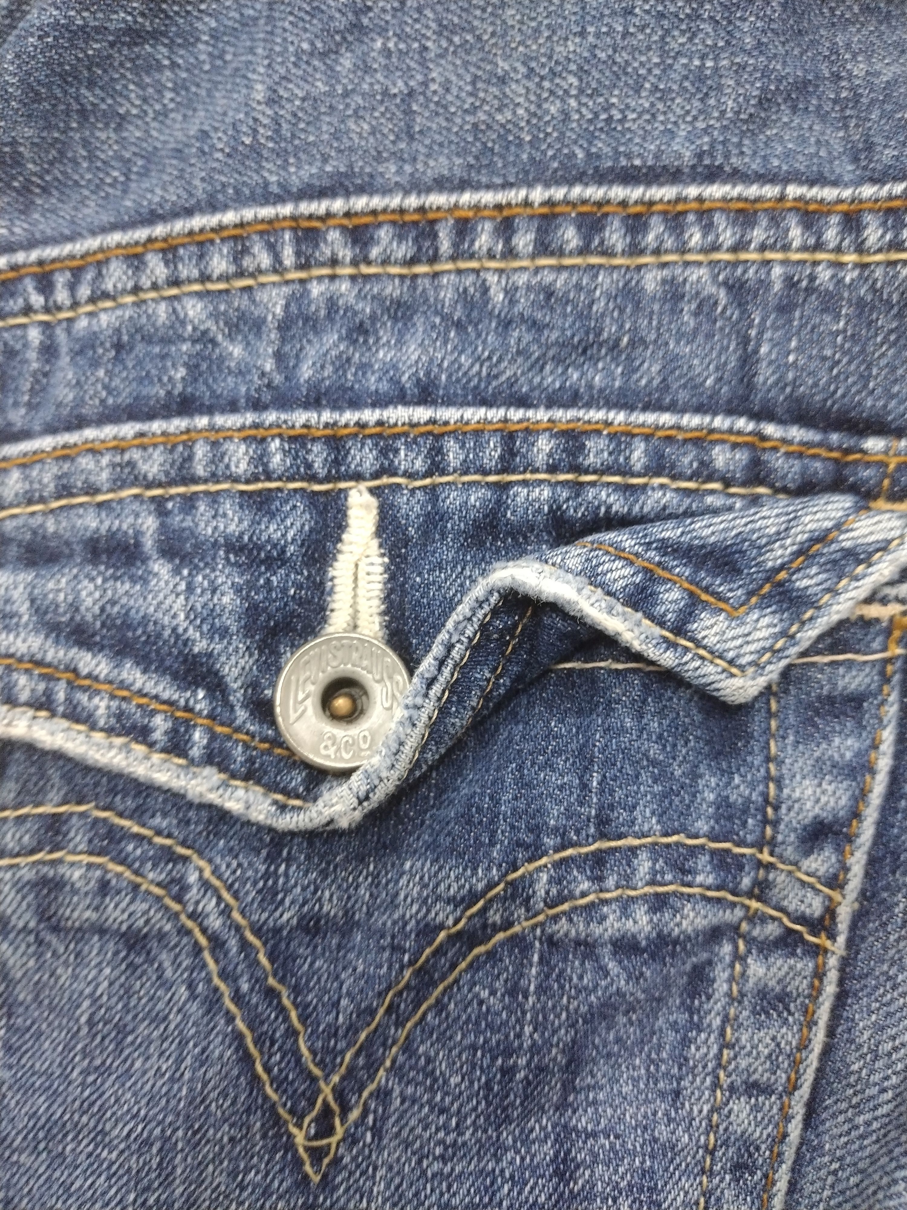 Levi's × Vintage NICE VTG LEVI'S Zipper Flared Denim Nice rare pocket design Size 30" / US 8 / IT 44 - 10 Thumbnail