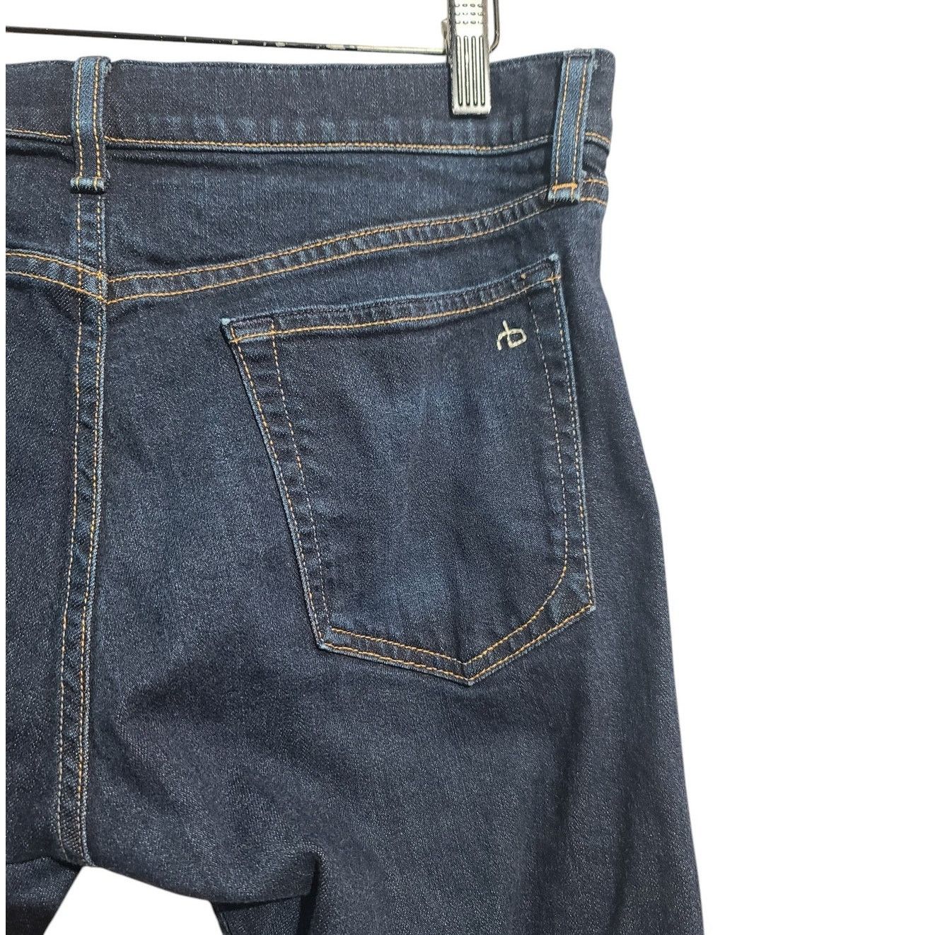 Rag & Bone RAG & BONE Fit 1 Extra Slim Jeans In Rinse Selvedge Size US 32 / EU 48 - 4 Thumbnail