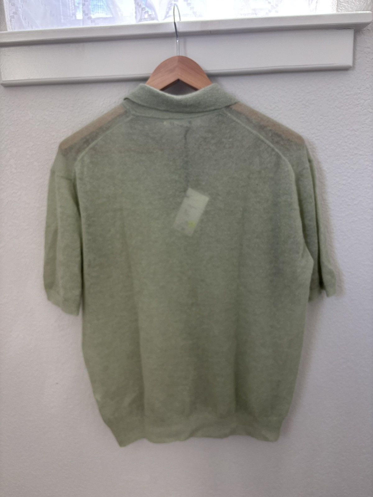 Auralee Auralee Kid Mohair Sheer Knit Polo Size US M / EU 48-50 / 2 - 2 Thumbnail