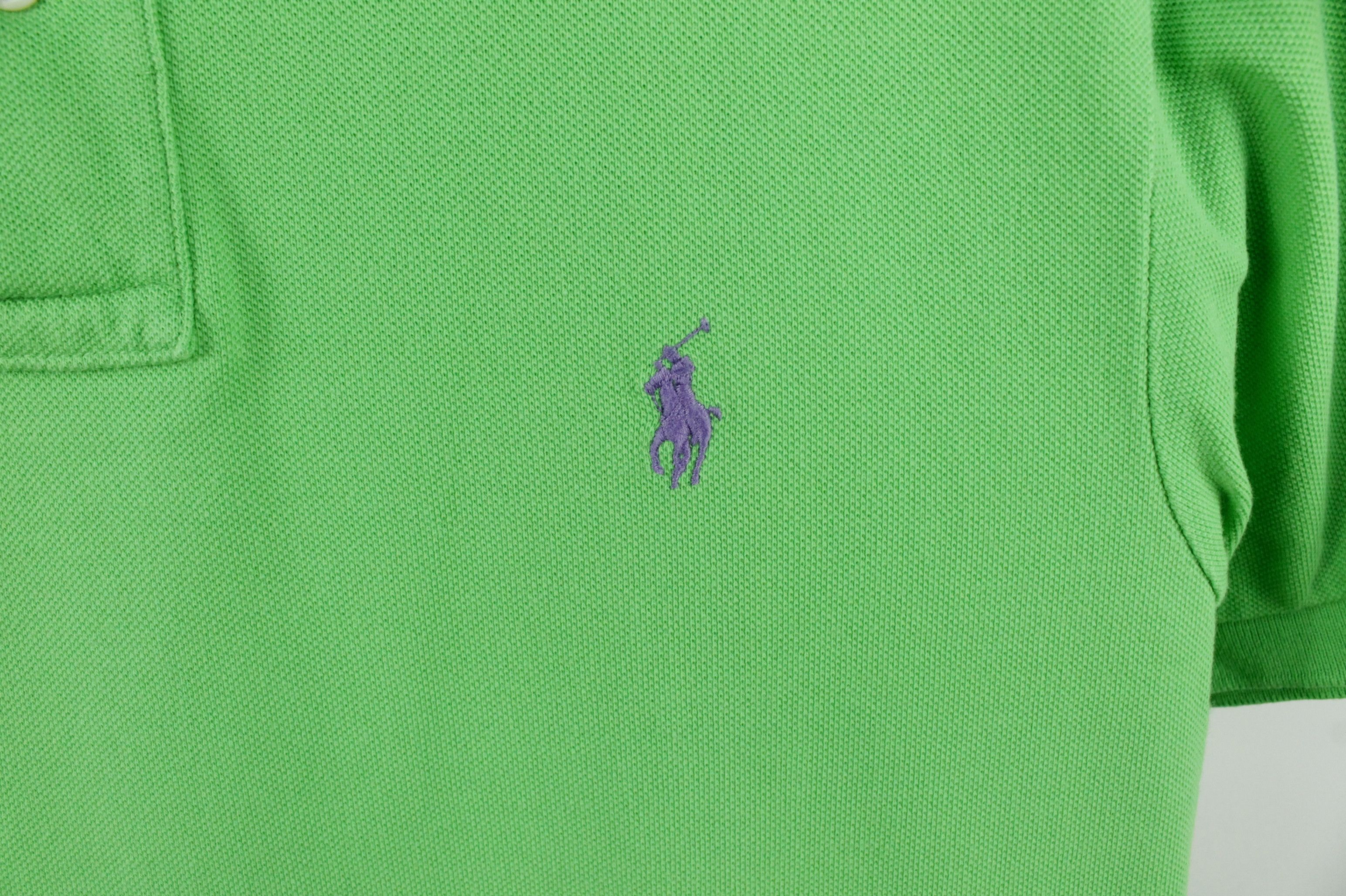 Polo Ralph Lauren × Ralph Lauren × Vintage Polo Ralph Lauren Slim Fit Green Polo Shirt Men's Size US M / EU 48-50 / 2 - 4 Thumbnail