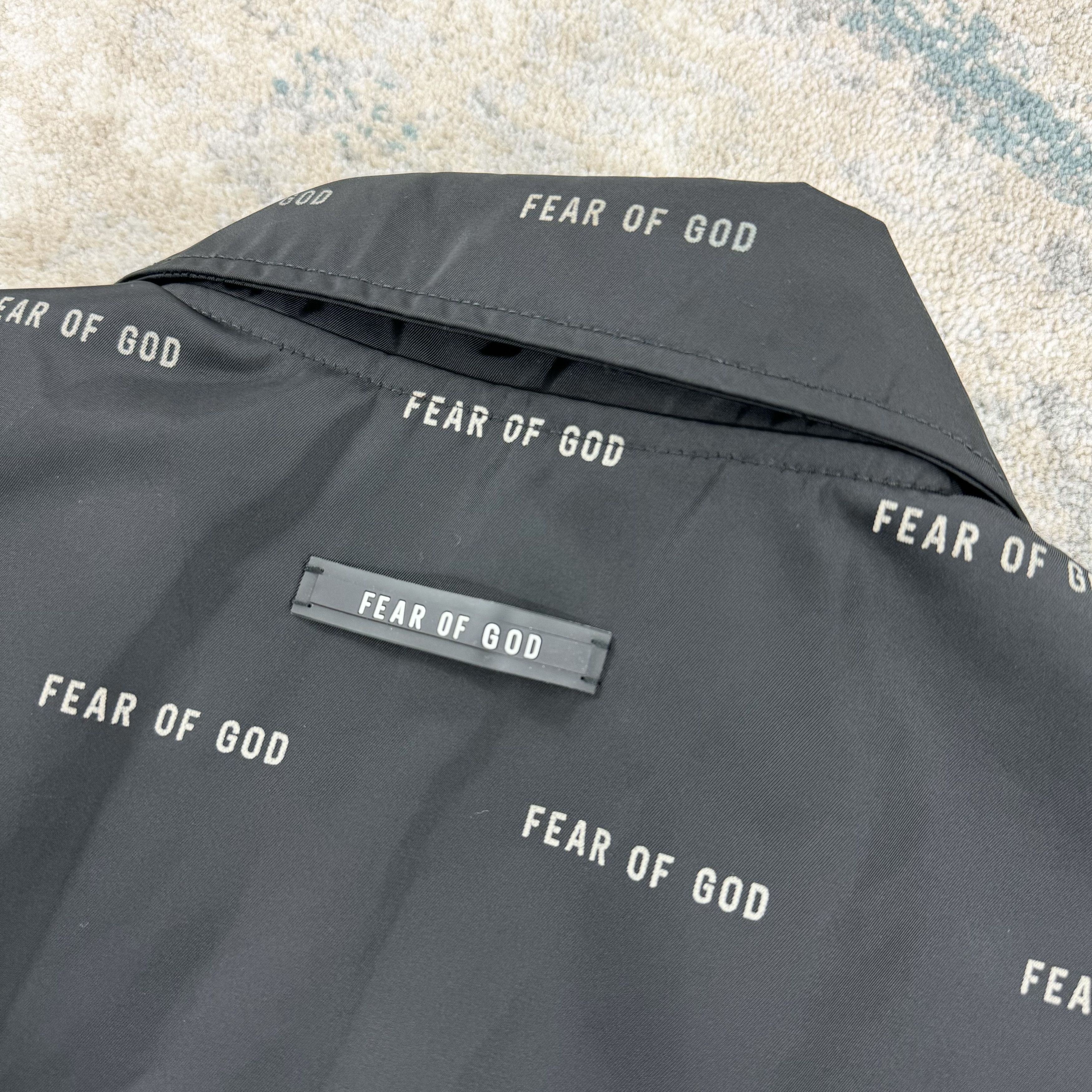 Fear of God Fear Of God All Over Print Track Jacket In Black RRP £1135 Size US S / EU 44-46 / 1 - 6 Thumbnail
