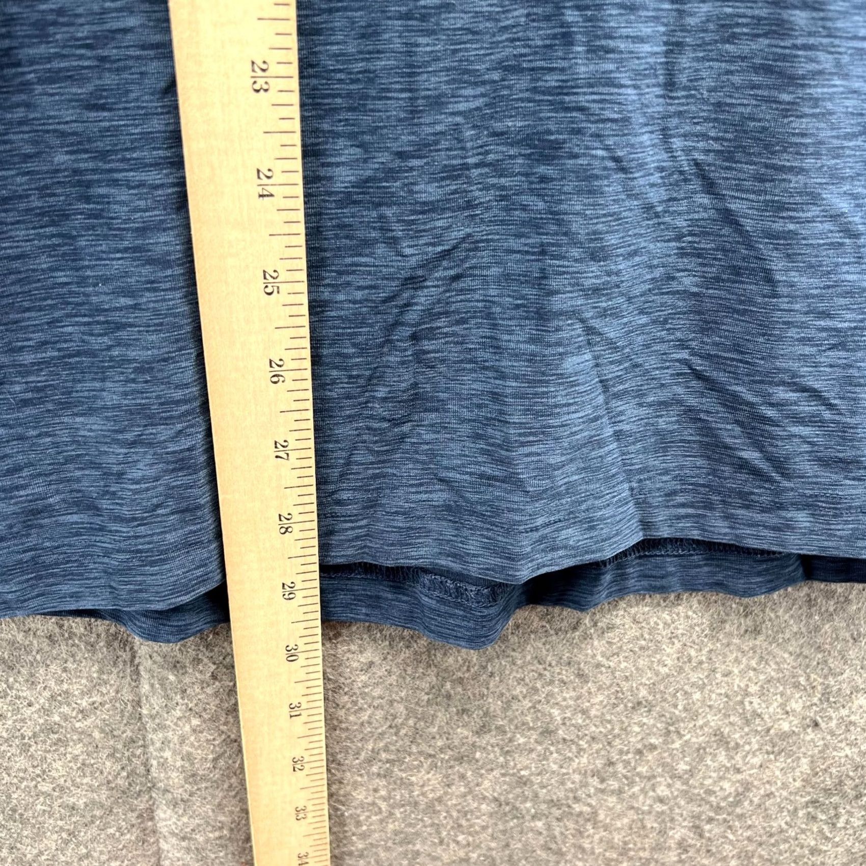 Vintage Greg Norman Sweatshirt Mens Large Blue Quarter Zip Fleece Pullover Heather Sweater Knit Mock Neck Logo All Seasons Golf Pullover Size US L / EU 52-54 / 3 - 5 Thumbnail